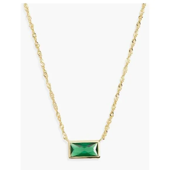 NEW Argento Vivo Green and Gold Necklace and Matching Bracelet Sterling Silver - Picture 3 of 5